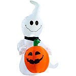 infactory Selbstaufblasender Halloween-Geist mit Beleuchtung, 120 cm hoch infactory Selbstaufblasender Geist