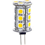 Luminea LED-Stiftsockellampe mit 18 SMD-LEDs, G4 (12V), warmweiß, rund Luminea LED-Stifte G4 (warmweiß)