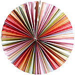Lunartec Papierleuchte "Rad" - Multicolor inkl. Fassung und Kabel Lunartec Deko-Lampions
