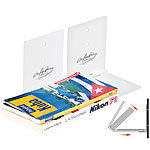 infactory 2er-Set Unsichtbare Bücherregale aus Metall infactory Unsichtbare Bücherregale
