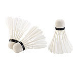 PEARL sports LED Leucht Federbälle mit Farbwechsel, 3er-Set PEARL sports LED Badminton Bälle