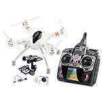 Simulus Quadrocopter QR-X350.PRO mit Fernsteuerung DEVO-F7 und Gimbal Simulus GPS-Drohnen LIVE-Videoübertragung