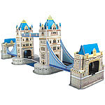 Playtastic Faszinierendes 3D-Puzzle "Tower Bridge" in London, 41 Puzzle-Teile Playtastic 3D-Puzzles