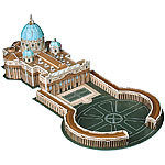 Playtastic Faszinierendes 3D-Puzzle Petersdom mit Petersplatz in Rom, 56 Teile Playtastic 3D-Puzzles