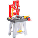 Playtastic Mini-Werkbank mit Werkzeugset, Höhe 60 cm, 30 Teile Playtastic Kinder Werkbänke