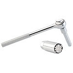 AGT Werkzeug-Set mit Ratsche und Multi-Steckschlüssel-Einsatz 9-21mm, 3/8" AGT Multi-Steckschlüssel