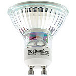Luminea LED-Spotlight, Glasgehäuse, GU10, 2,5 Watt, 230 V, 300 lm, warmweiß Luminea LED-Spots GU10 (warmweiß)