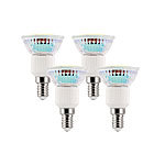 Luminea 4er-Set LED-Spots, Sockel E14, 3 Watt, 230 Lumen, warmweiß (3000 K) Luminea LED-Spots E14 (warmweiß)