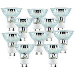 Luminea LED-Spotlight m. Glasgehäuse, GU10, 2,5W, 230 V, 240 lm, weiß,10er-Set Luminea LED-Spots GU10 (tageslichtweiß)