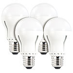 Luminea LED-Lampe E27, 12W, tageslichtweiß 6400 K, 1055 lm, 220°, 4er-Set Luminea LED-Tropfen E27 (tageslichtweiß)