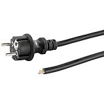 revolt Wetterfestes Netzkabel, 3-adrig, IP44, Querschnitt 1,5 mm², 5 m revolt Wetterfestes Netzkabel