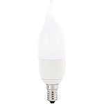 Luminea Geschwungene LED-Kerzenlampe, 6 Watt, E14, Ba35, tageslichtweiß Luminea LED-Kerzen E14 (tageslichtweiß)