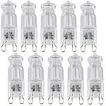 Luminea Halogen-Stiftsockellampe, G9, 42 Watt, 625 Lumen, warmweiß, 10er-Pack Luminea Halogen-Stifte G9 (warmweiß)