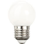Luminea Retro-LED-Lampe E27, 3 Watt, G45, 250 lm, weiß, 5000 K Luminea LED-Tropfen E27 (neutralweiß)