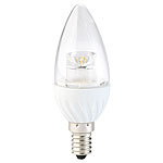 Luminea Klare LED-Kerze, E14, 4 W, 300 lm, tageslichtweiß, 160° Luminea LED-Kerzen E14 (tageslichtweiß)