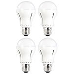 Luminea LED-Lampe E27, 12 W, dimmbar, tageslichtweiß 6400 K, 1055 lm, 4er-Set Luminea LED-Tropfen E27 (tageslichtweiß)