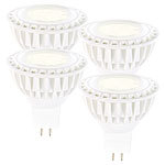 Luminea High-Power LED-Spot GU5.3 , 5W, 12V, warmweiß, 320 lm, 4er-Set Luminea LED-Spots GU5.3 (warmweiß)