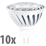 Luminea LED-Spot mit Metallgehäuse, GU5.3 , 4W,warmweiß,230lm,10er-Set Luminea LED-Spots GU5.3 (warmweiß)