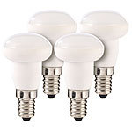 Luminea Keramik-LED-Reflektor, R39, E14, 4W, 2700K, warmweiß, 4er-Set Luminea LED-Tropfen E14 R39 (warmweiß)