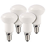 Luminea LED-Reflektor, R50, E14, 6 W, 2700 K, 430lm, warmweiß, 4er-Set Luminea LED-Reflektoren E14 R50 (warmweiß)