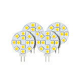 Luminea High-Power G4-LED-Stiftsockel, SMD5050-LEDs, 2,4 W, warmweiß, 4er-Set Luminea LED-Stifte G4 (warmweiß)