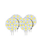 Luminea High-Power G4-LED-Stiftsockel, SMD5050-LEDs, 3 W, 5.400 K, 4er-Set Luminea