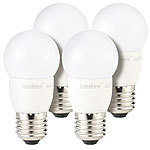Luminea LED-Tropfen, E27, 3 W, 250 lm, 160°, 3000 K, warmweiß, 4er-Set Luminea LED-Tropfen E27 (warmweiß)
