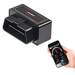 Lescars OBD-2-Profi-Adapter mit WLAN für iOS- und Android-Mobilgeräte Lescars WLAN-OBD2-Kfz-Adapter mit App für Android & iOS
