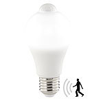 Luminea LED-Lampe, PIR-Sensor, 12 W, E27, tageslichtweiß, 6500 K, 1.055 Lumen Luminea LED-Lampe mit PIR-Bewegungssensoren ohne Dämmerungssensoren