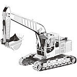 Playtastic 3D-Bausatz Bagger aus Metall im Maßstab 1:50, 41-teilig Playtastic 3D-Metallbausätze
