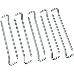 Semptec Urban Survival Technology 10er-Set XL-Stahl-Zelthaken für alle Bodenarten, 21 cm lang, 6 mm dick Semptec Urban Survival Technology Felsbodenheringe für steinigen Untergrund