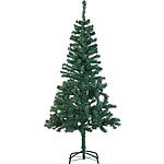 infactory Künstlicher Weihnachtsbaum mit 310 Spitzen und Ständer, 150 cm, grün infactory