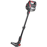 Sichler Haushaltsgeräte 2in1-Akku-Zyklon-Staubsauger mit elektrischer Bürste, 120 Watt, 22,2 V Sichler Haushaltsgeräte Akku-Zyklon-Hand- & Boden-Staubsauger mit Motor-Bürste