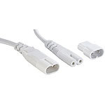 Luminea Verbindungs-Set für Luminea LED-T5-Unterbauleuchten Luminea LED-Unterbaulampen (warmweiß)