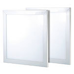 Lunartec LED Panel 30 x 30 cm, 18W, 3000K (warmweiß), 2er-Set Lunartec LED-Panele