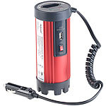 revolt Kfz-Spannungswandler 100 W, 230 V AC, 5 V USB, Peakpower 200 W revolt KFZ-Spannungswandler