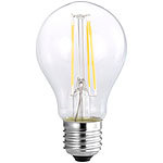 Luminea LED-Filament-Birne, A60, A++, E27, 7 W, 810 lm, 270°, 3000 K Luminea LED-Filament-Tropfen E27 (warmweiß)