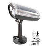 Lunartec Solar-LED-Strahler mit PIR- und Dämmerungssensor, 3 W, 250 lm, IP44 Lunartec