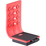Lunartec Flexible Arbeitsleuchte aus Silikon, 12 LEDs, Magnet, 72 lm Lunartec LED Magnet Arbeitsleuchten