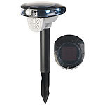 Royal Gardineer Solar-Vogelschreck, Bewegungs-Sensor, 3 Sounds, LED-Blitzlicht, 95 dB Royal Gardineer Solar-Vogelschrecks mit Tönen und Lichtern
