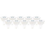 Luminea High-Power LED-Spot, GU5.3, weiß, 5 W, 340 lm, 10er-Set Luminea LED-Spots GU5.3 (neutralweiß)