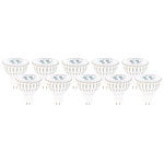 Luminea High-Power LED-Spot, GU5.3, warmweiß, 5 W, 320 lm, 10er-Set Luminea LED-Spots GU5.3 (warmweiß)