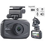 NavGear Super-HD-Dashcam MDV- 3300.SHD, G-Sensor, Weitwinkel (ref) NavGear Dashcams mit G-Sensor (Full HD)
