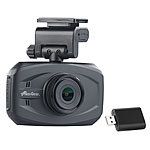NavGear Super-HD-Dashcam MDV-3300.SHD, G-Sensor, Weitwinkel, GPS NavGear Dashcams mit G-Sensoren und GPS (Super HD)