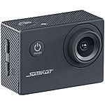 Somikon HD-Action-Cam DV-1212 V2 mit Unterwasser-Gehäuse, IP68, bis 30 m Somikon Action-Cams HD