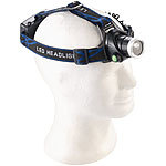 Somikon LED-Outdoor-Stirnlampe mit Full-HD-Kamera, IP44, 3 W Somikon Stirnlampen-Actioncams
