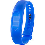 newgen medicals Armband, blau, zu Fitness-Tracker FT-100.3D newgen medicals Fitness-Armbänder mit Bluetooth