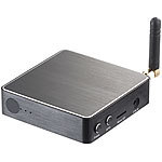 auvisio Premium Audio-Streaming-Empfänger, S/PDIF & AirPlay, Multiroom-fähig auvisio Multiroom WLAN-Empfänger Boxen