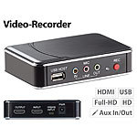 auvisio HDMI-Video-Rekorder "Game Capture V2", Full HD, H.264-Videokompression auvisio HDMI- & Game-Recorder für Full-HD-Aufnahmenn