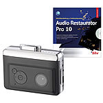 auvisio 2in1-Kassetten-Player zum Digitalisieren mit Audio Restaurator Pro 10 auvisio USB-Kassettenrecorder